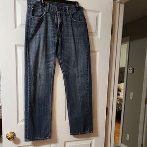 Levi's Dark Blue Straight Jeans for Men